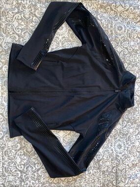 VSX Black Athletic Jacket with Subtle Gloss Accents